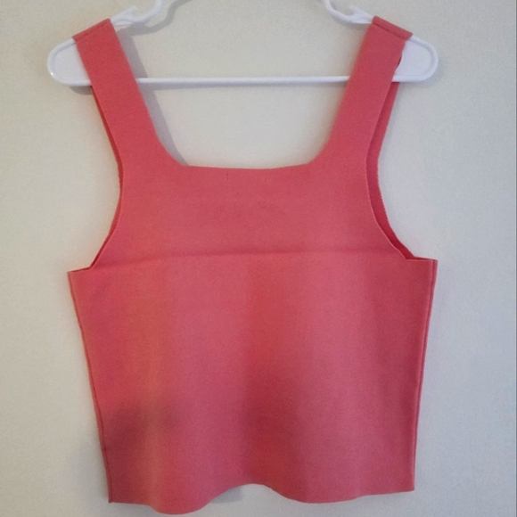 525 America Eva: Square Neck Tank In Pink Berry‎ - Picture 4 of 6